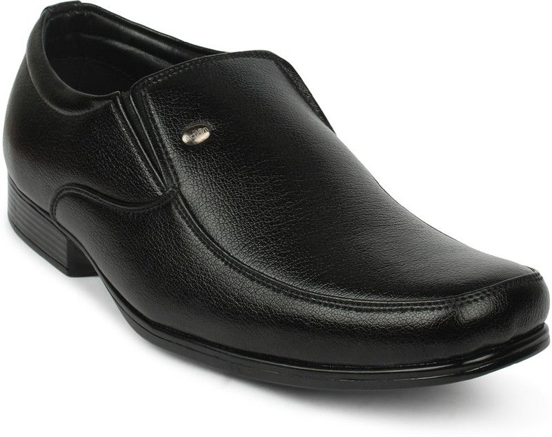Dotcom D-701 Synthetic Leather Comfortable Derby Formal Shoes Derby For Men  (Black)