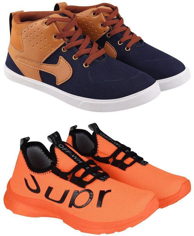 Stylish, Comfortable & Trending Walking Shoes For Men  (Tan, Orange)