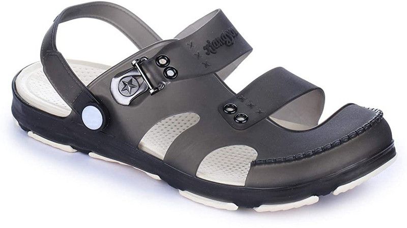 Men Black Clogs Sandal