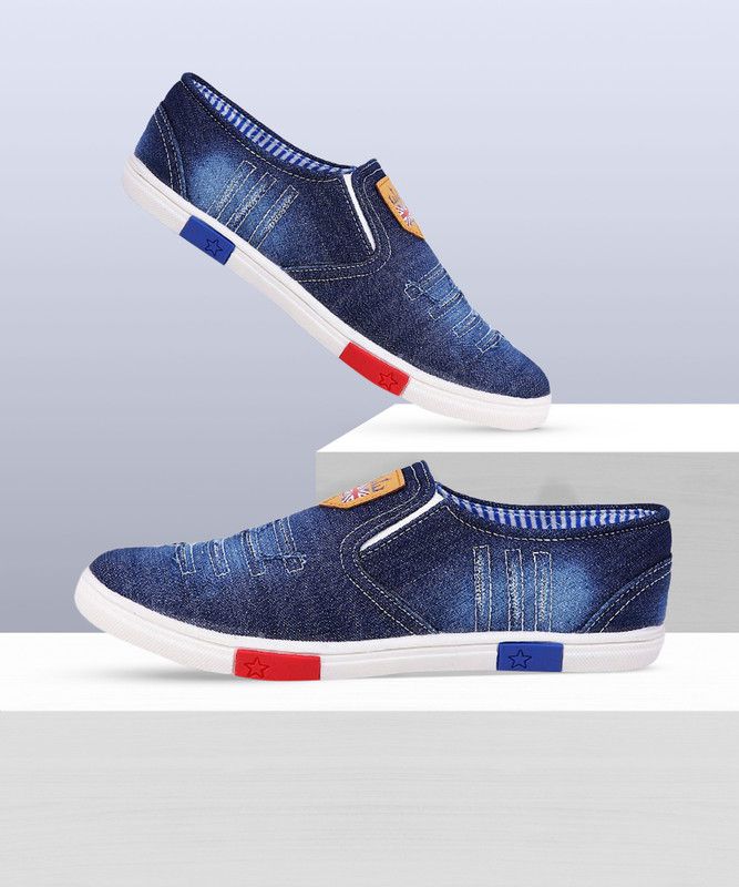 Casual , Partywear Sneakers Shoes For Men's And Boys Loafers For Men  (Blue)