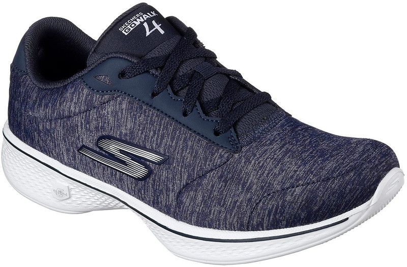 GO WALK 4 - SERENITY Walking Shoes For Men  (Navy)