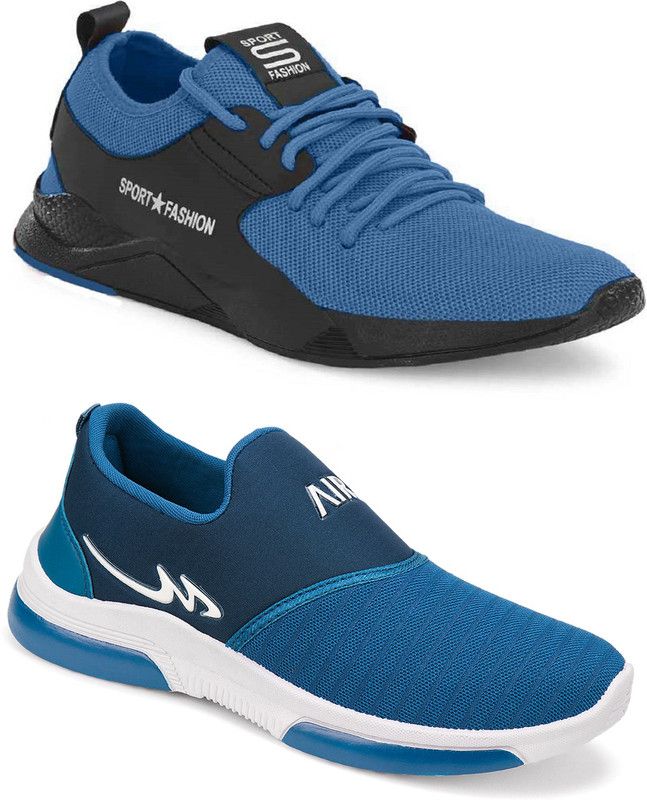 Exclusive Affordable Collection of Trendy & Stylish Sport Sneakers Shoes Running Shoes For Men  (Blue)