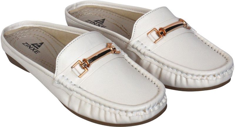 Fashionable Slip on Loafer Bellies Office-Home Comfort Loafers For Women Shoes Bellies For Women  (Beige)