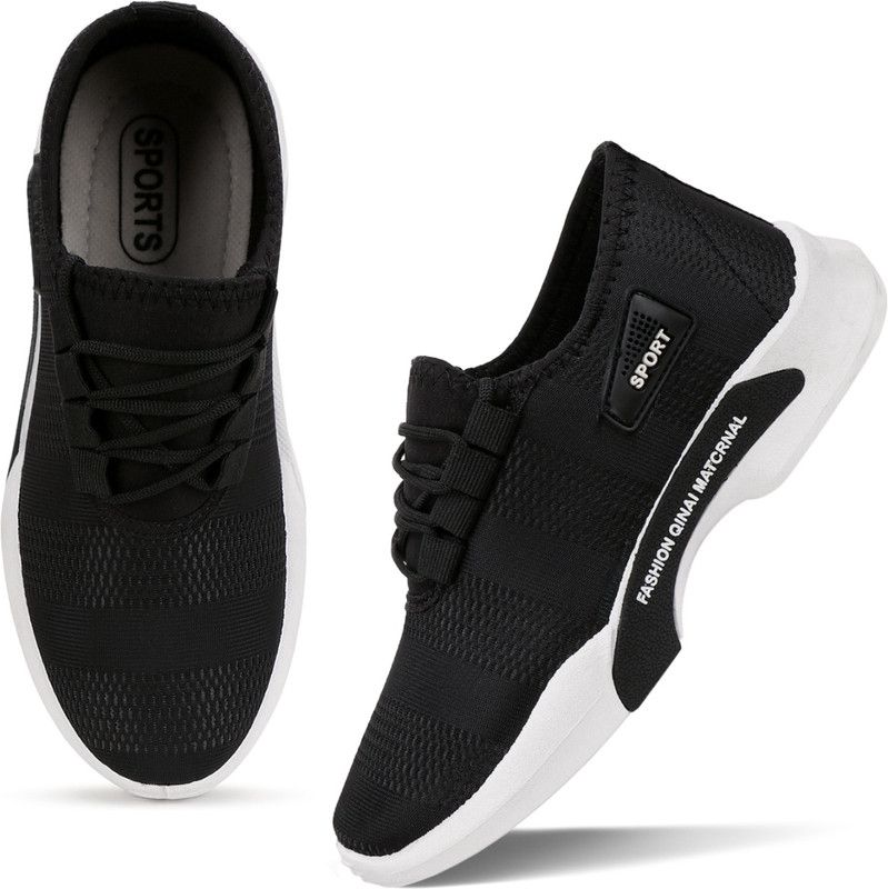 Smart Light Weight Shoe|Running Shoe|Winter Trending Shoe Training & Gym Shoes For Men  (Black)