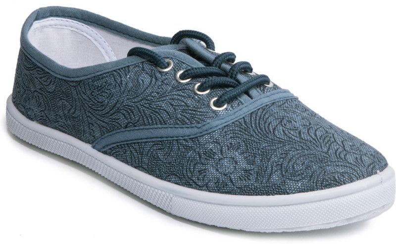 Single Padded Sneakers For Women  (Blue)