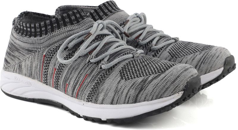 Airsocks Ultra Light Weight Sneakers Breathable Running Shoes Walking Shoes Walking Shoes For Men  (Grey)