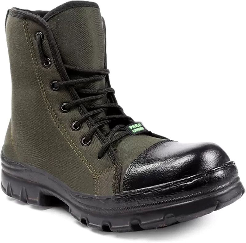 Tactical Combat Army Green Jungle boots Khiladi Boots For Men  (Black)