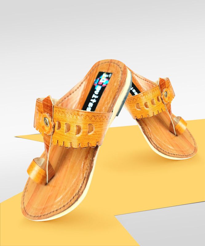 Slip-on Flats For Boys  (Brown)