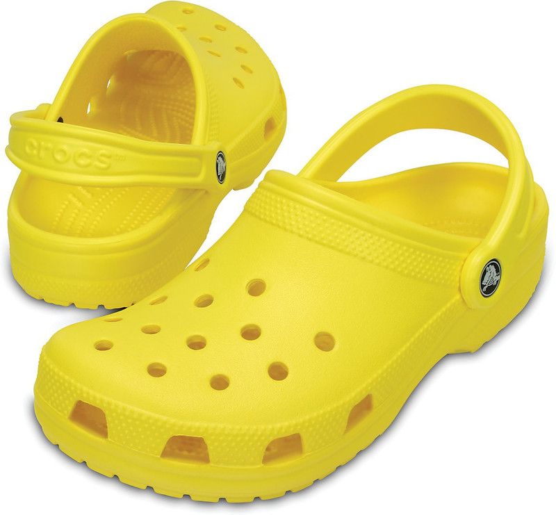 Men Classic Yellow Clogs Sandal
