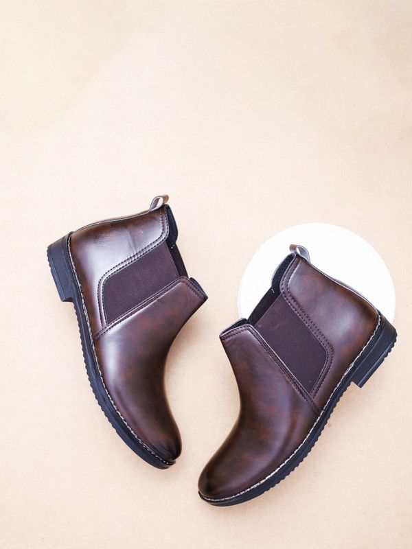 Big Fox Anglo -1 Chelsea Boots For Men Boots For Men  (Brown)
