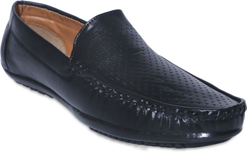 505-Black-8 Loafers For Men  (Black)