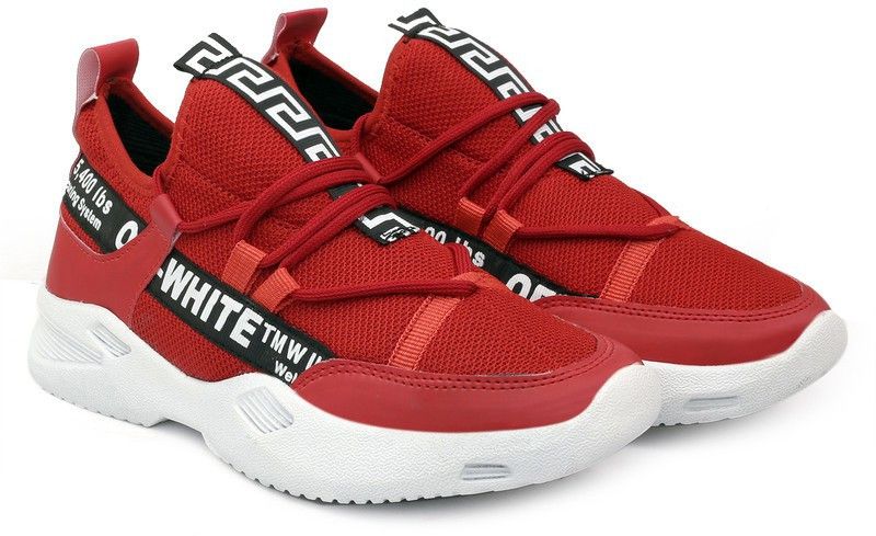 Trendy Stylish Sneaker/Sport Shoes (SS-0010) Sneakers For Men  (Red)