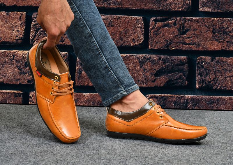 Men Derby Casual Office Shoes Loafers For Men  (Tan)