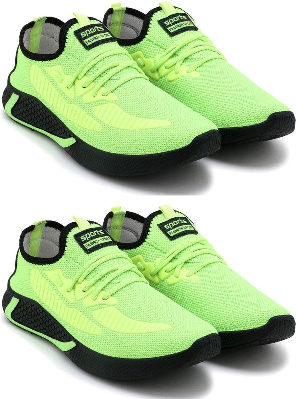 Stylish & Comfortable Cricket, Tennis, Walking Running Shoes For Men  (Green)