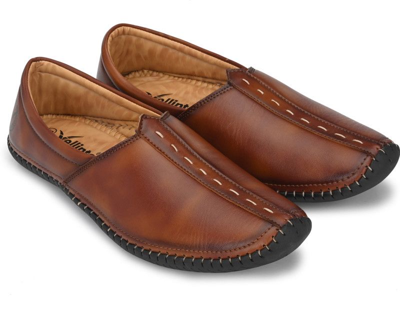 Cool Rajasthani Jutis For Men Mojaris For Men Nagra For Men Casuals For Men  (Tan)