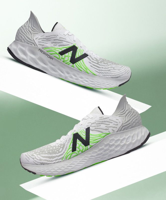 1080 Running Shoes For Men  (Grey)