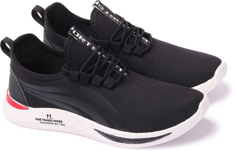 Mike Stylish & Trendy Walking Shoes For Men  (Black)