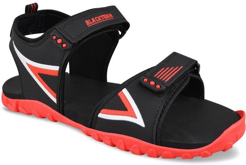 Men Black, Red Sandal