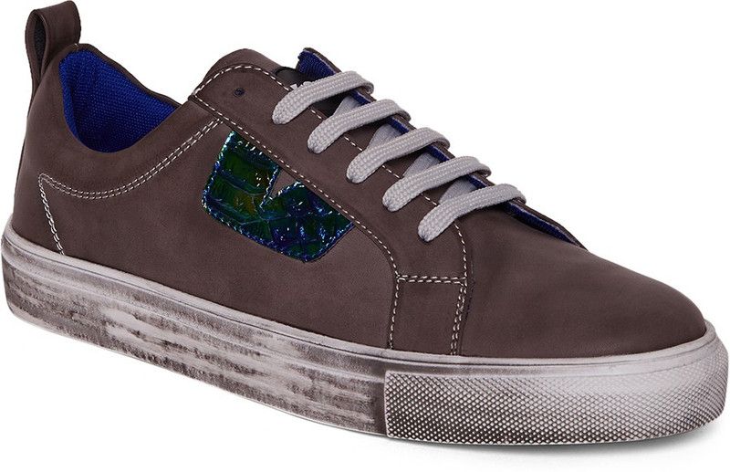 Grey Dyno Sneakers For Men  (Brown)
