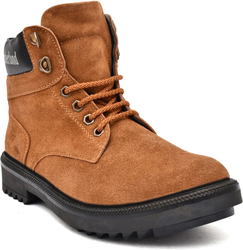 Stylish/Outdoor/Comfortable/Riding Boots For Men  (Tan)
