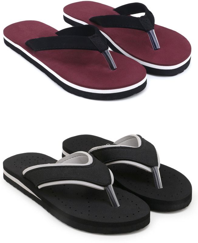 Slippers  (Maroon, Grey 6)