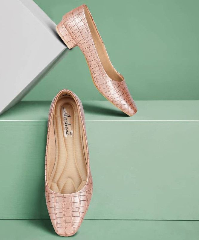 Casual Latest Collection ,Comfortable Heel Bellies & Ballerina for Womens Bellies For Women  (Pink)