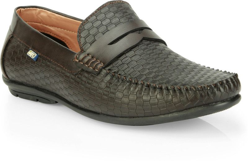 Casual Loafers Loafers For Men  (Brown)
