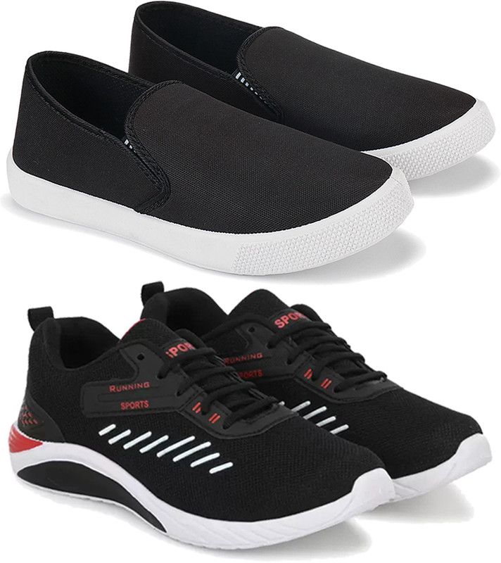Xurious Men Brown Trakking And Casual Shoes Pack Of 2 Sneakers For Men  (Multicolor)