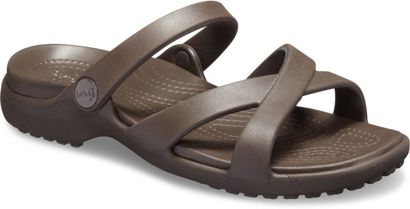 Men Meleen Crossband Sandal W Brown Flats Sandal