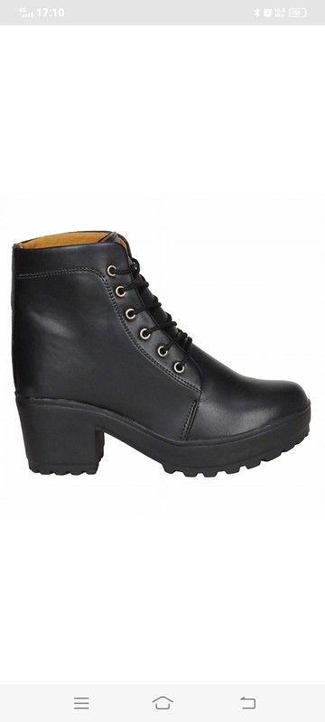 Lace Casual Boots For Girls  (Multicolor)