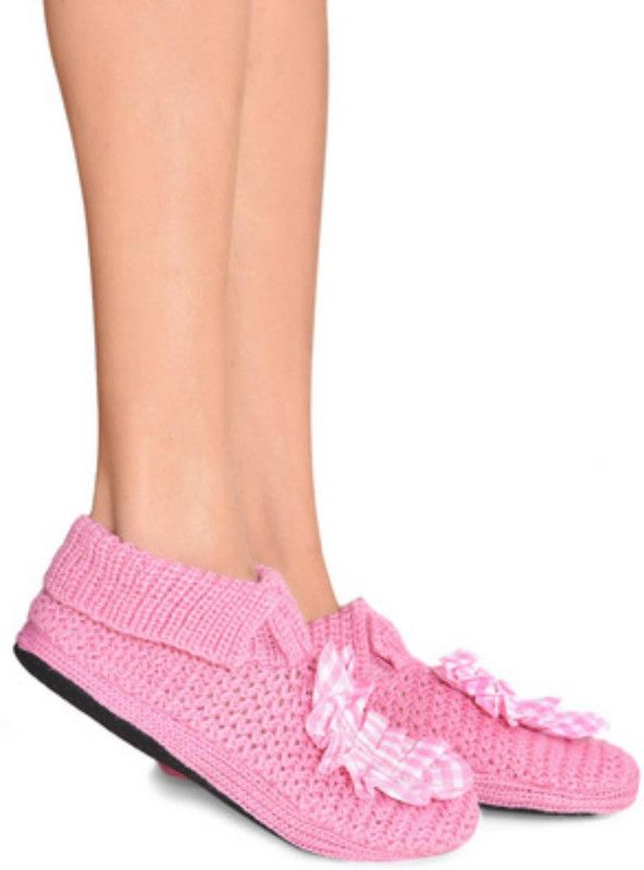 Senora BTN-2 PINK Booties  (Toe to Heel Length - 24 cm, Pink)