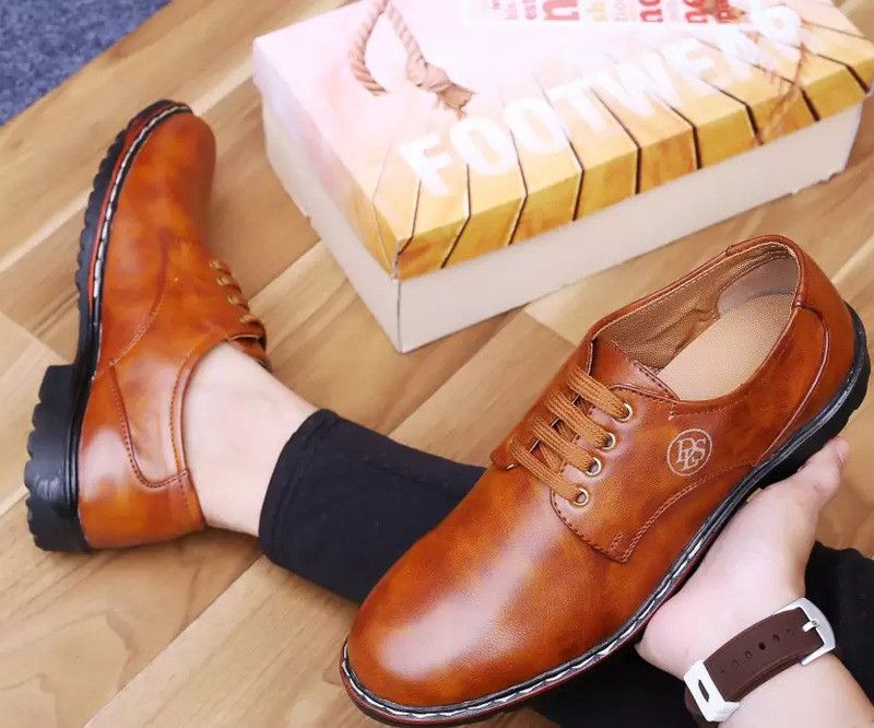 Sneakers For Men  (Tan)