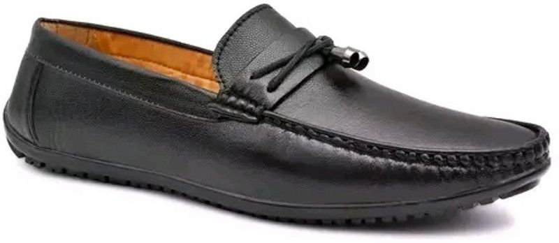 Stylish|Casual|Formal Loafer for men Slip On For Men  (Black)