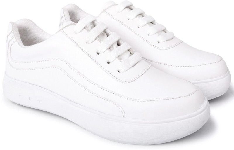 Flynce Comfotable Lightweight Casual Fashion Sneaker for Women/Girls - White-38 Sneakers For Women  (White)