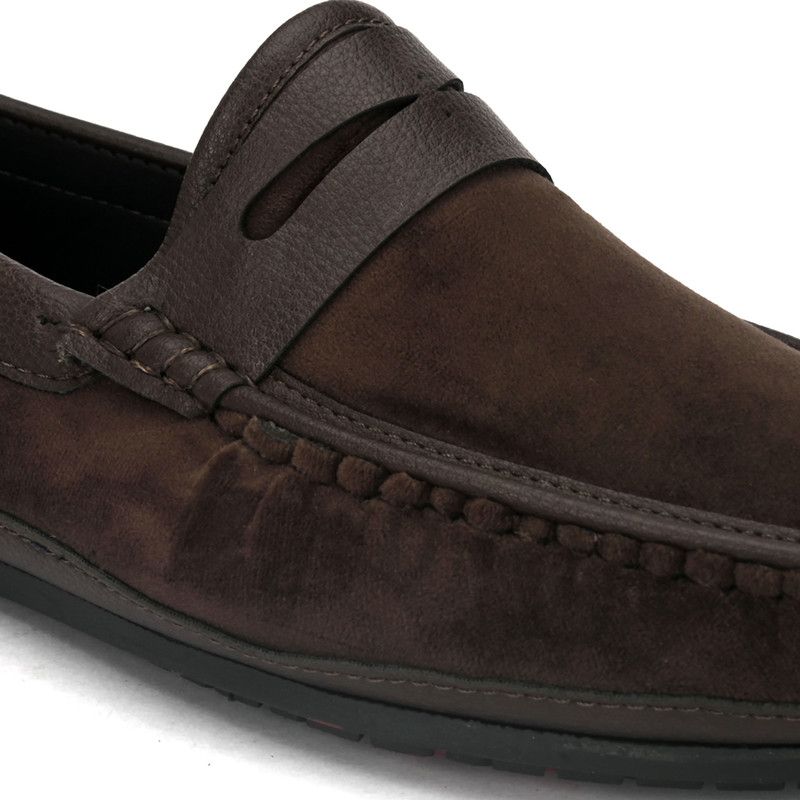 Synthetic Leather|Comfort|Summer|Trendy|Walking|Outdoor|Daily Use For Men Loafers For Men  (Brown)