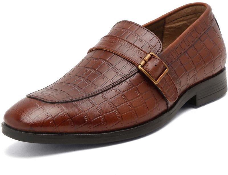 Handmade Italian Leather Slip On Style Mocassin Shoes for Men - (RXMCCCTN) - UK6 Mocassin For Men  (Brown)