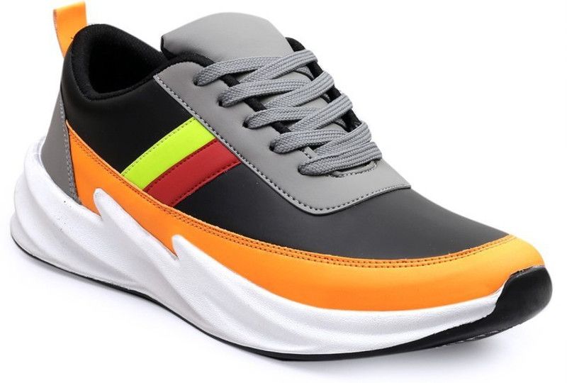 Sneakers For Men  (Orange)