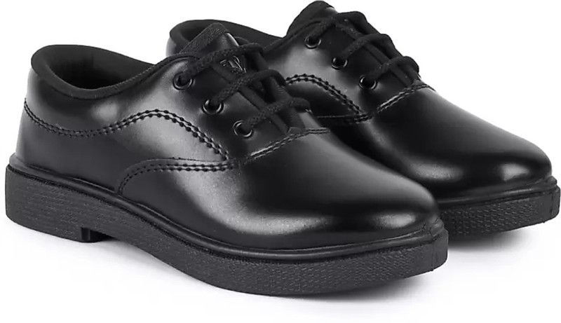 Lace Casual Shoes For Boys & Girls  (Black)