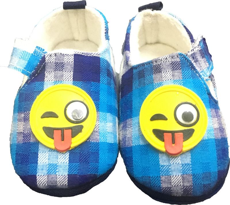 ICABLE Booties  (Toe to Heel Length - 8 cm, Blue)