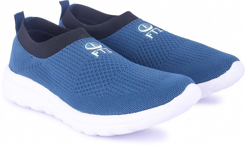 Men's Casual Lace-up Sports Shoes for walking and Gym || EVA Sole Loafers For Men  (Blue)