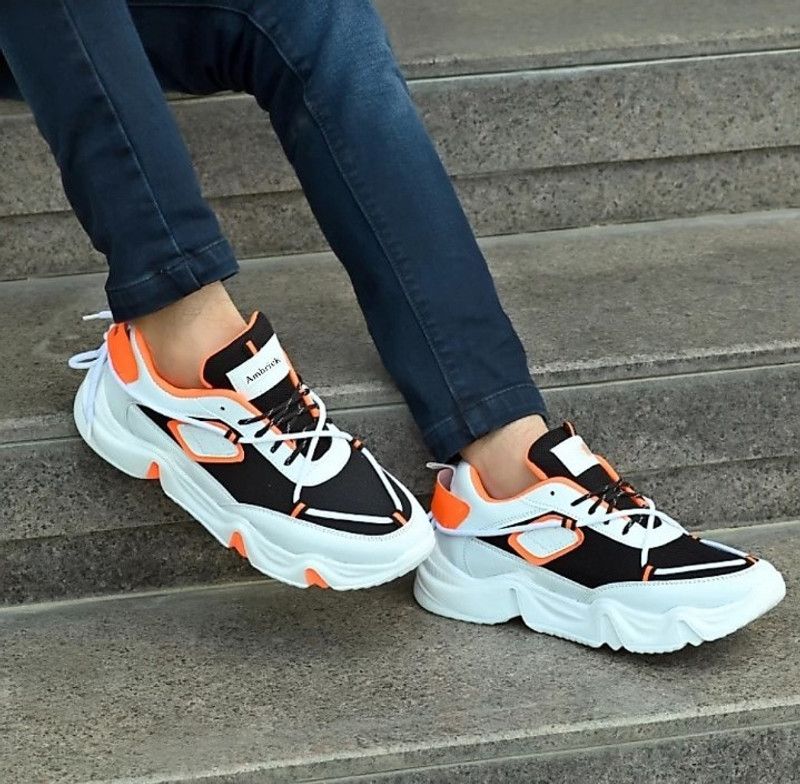 Modern Casual shoes For men and boys Casuals For Men  (Orange)