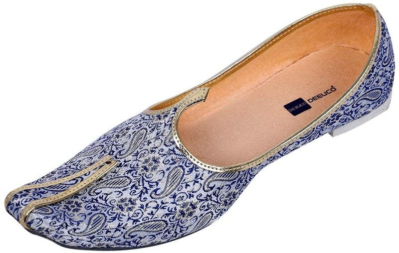 Men's Ethnic Juti Jutis For Men  (Grey)