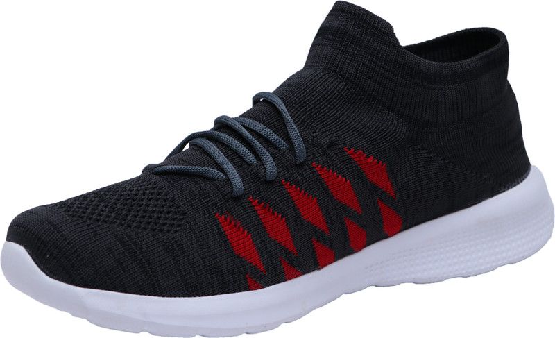 men running shoes Sneakers For Men  (Grey, Red)