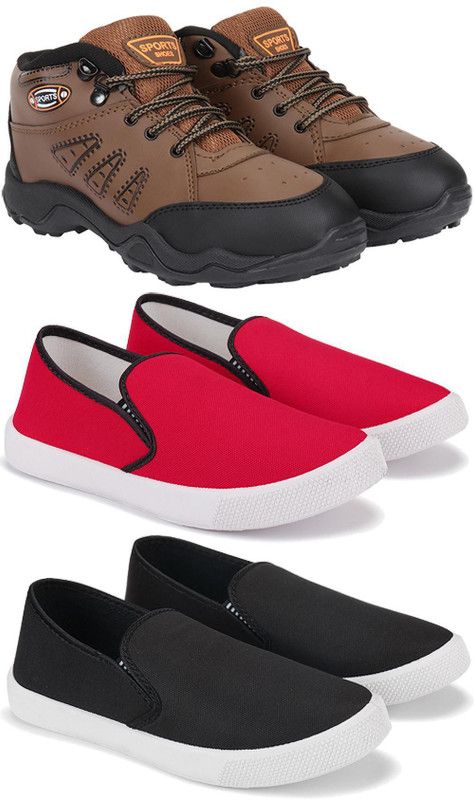 Combo pack of 3 casual, shoes for men Casuals For Men  (Multicolor)
