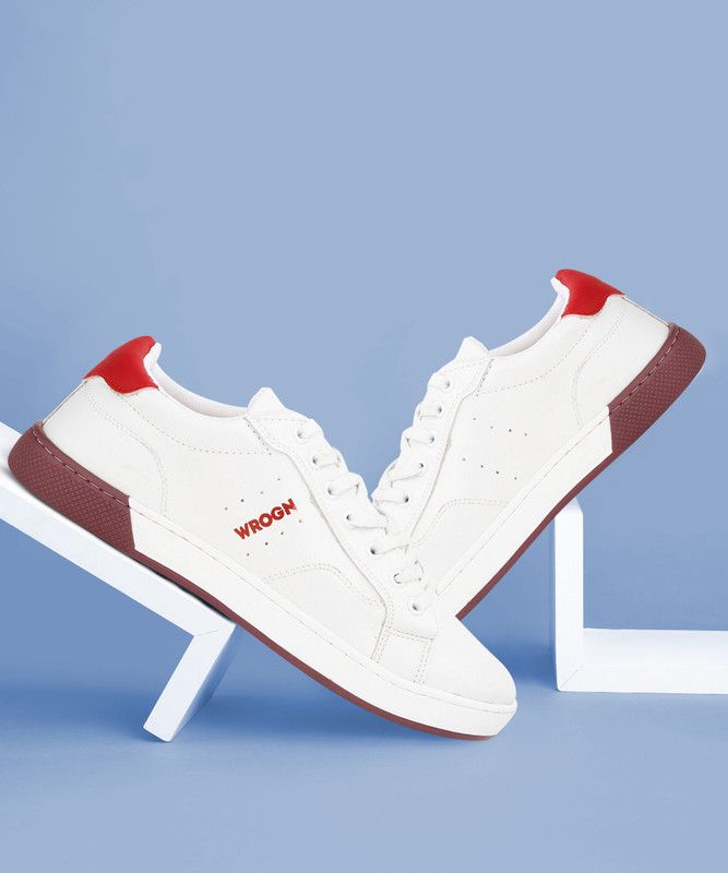 Athleisure Sneakers For Men  (White)