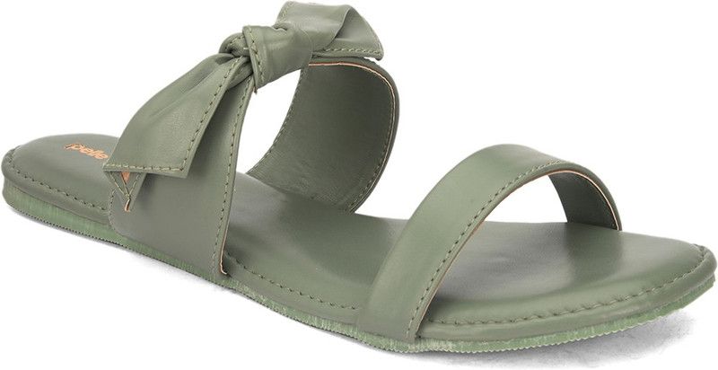 Women Green Casual Sandal