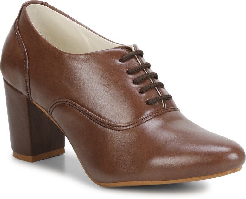 Latest High Heel Formal Shoes for Girls and Women Casuals For Women  (Brown)