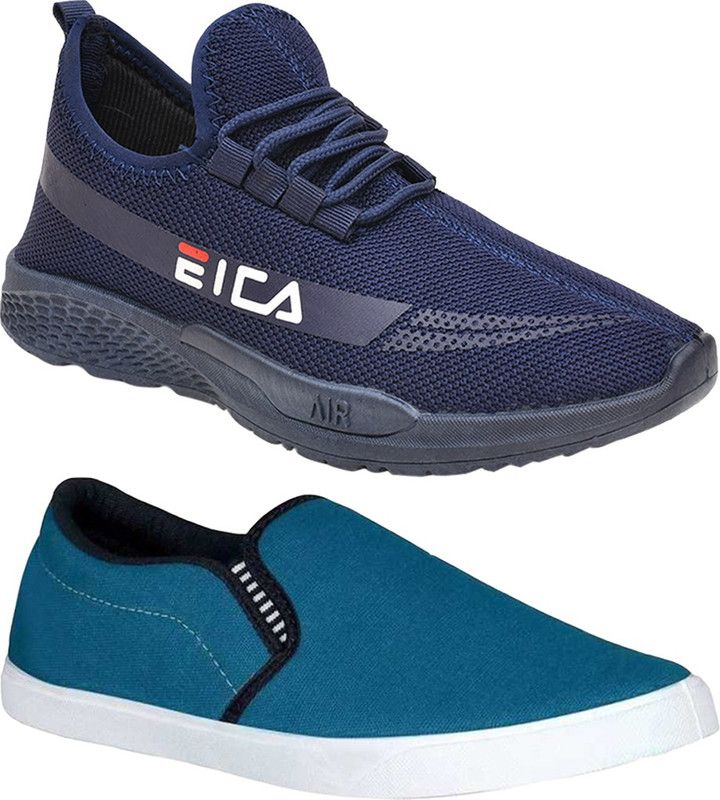 Lightweight Combo Pack Of 2 Trendy Sneakers Sneakers For Men  (Multicolor)