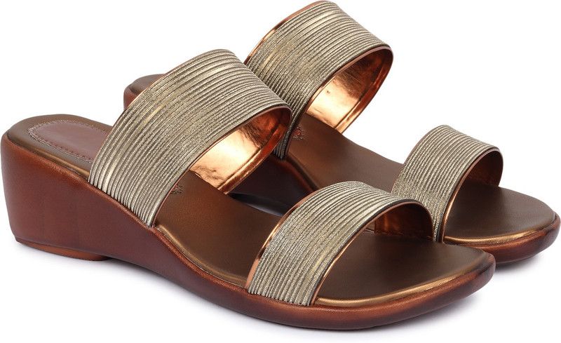 Women Copper Casual Sandal