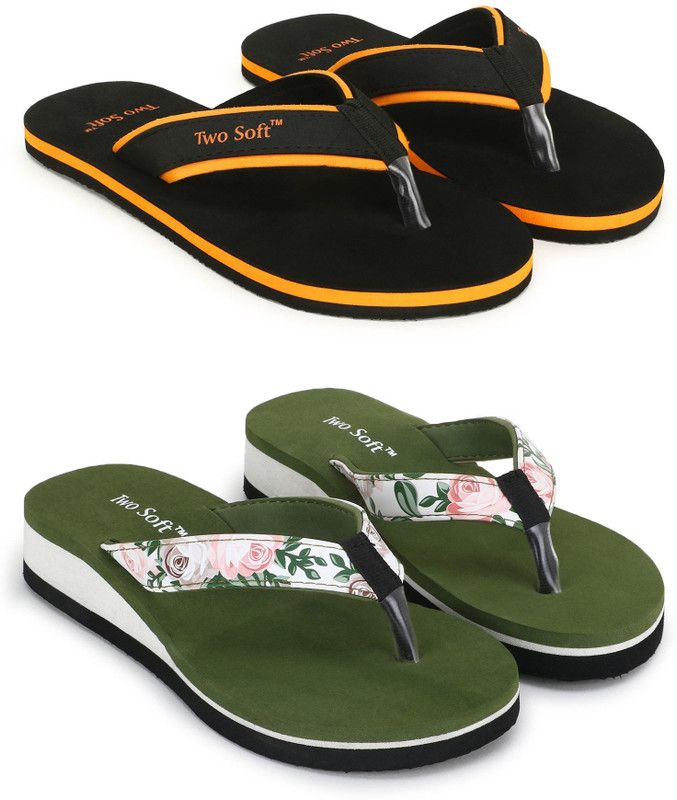 Slippers  (Orange, Green 8)